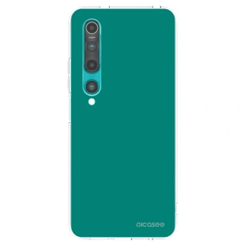 Picasee silikonový průhledný obal pro Xiaomi Mi 10 - Emerald Mist