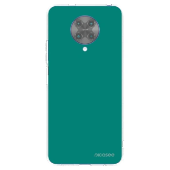 Picasee silikonový průhledný obal pro Xiaomi Poco F2 Pro - Emerald Mist