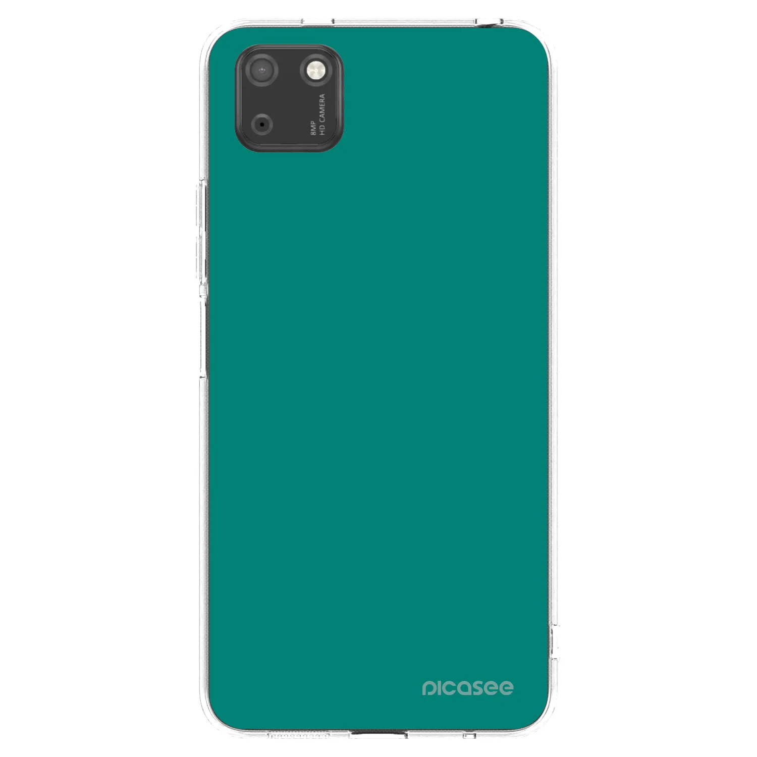 Picasee silikonový průhledný obal pro Huawei Y5P - Emerald Mist