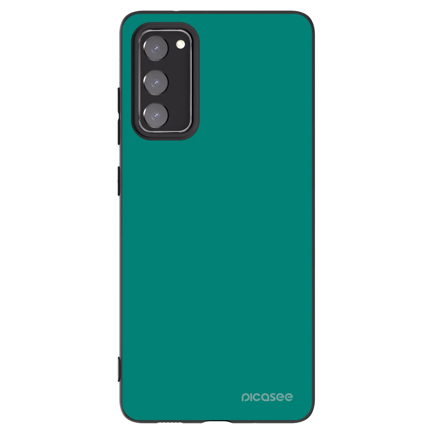 Picasee silikonový černý obal pro Samsung Galaxy S20 FE - Emerald Mist