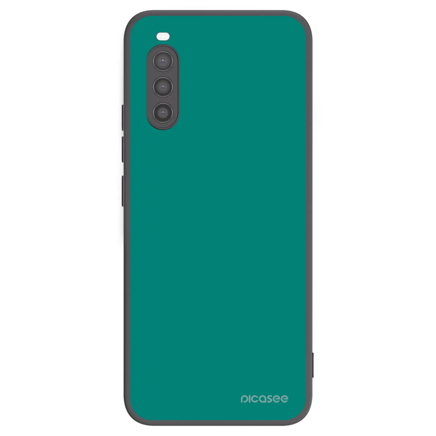 Picasee silikonový černý obal pro Sony Xperia 10 II - Emerald Mist