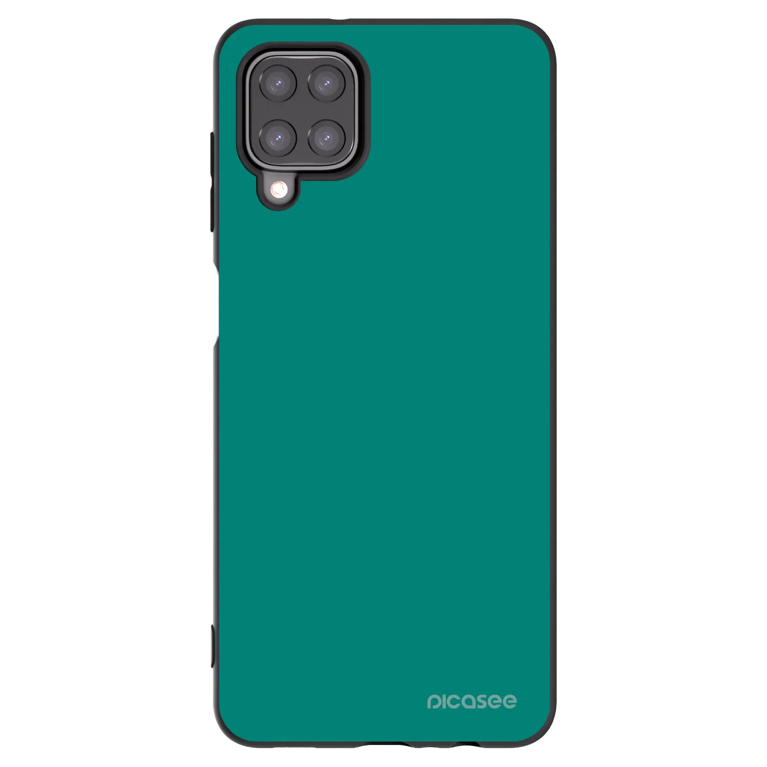 Picasee silikonový černý obal pro Samsung Galaxy A12 A125F - Emerald Mist