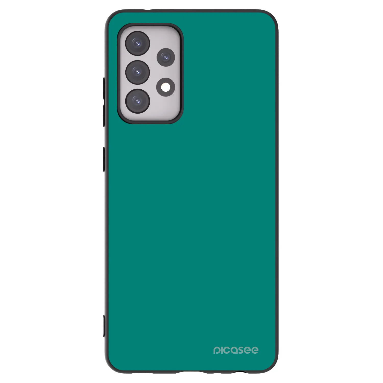 Picasee silikonový černý obal pro Samsung Galaxy A52 5G A525F - Emerald Mist