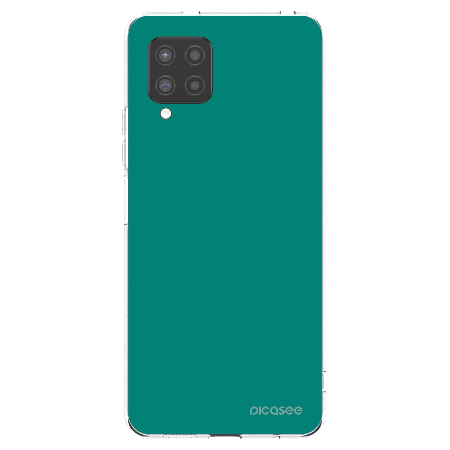 Picasee silikonový průhledný obal pro Samsung Galaxy A42 A426B - Emerald Mist