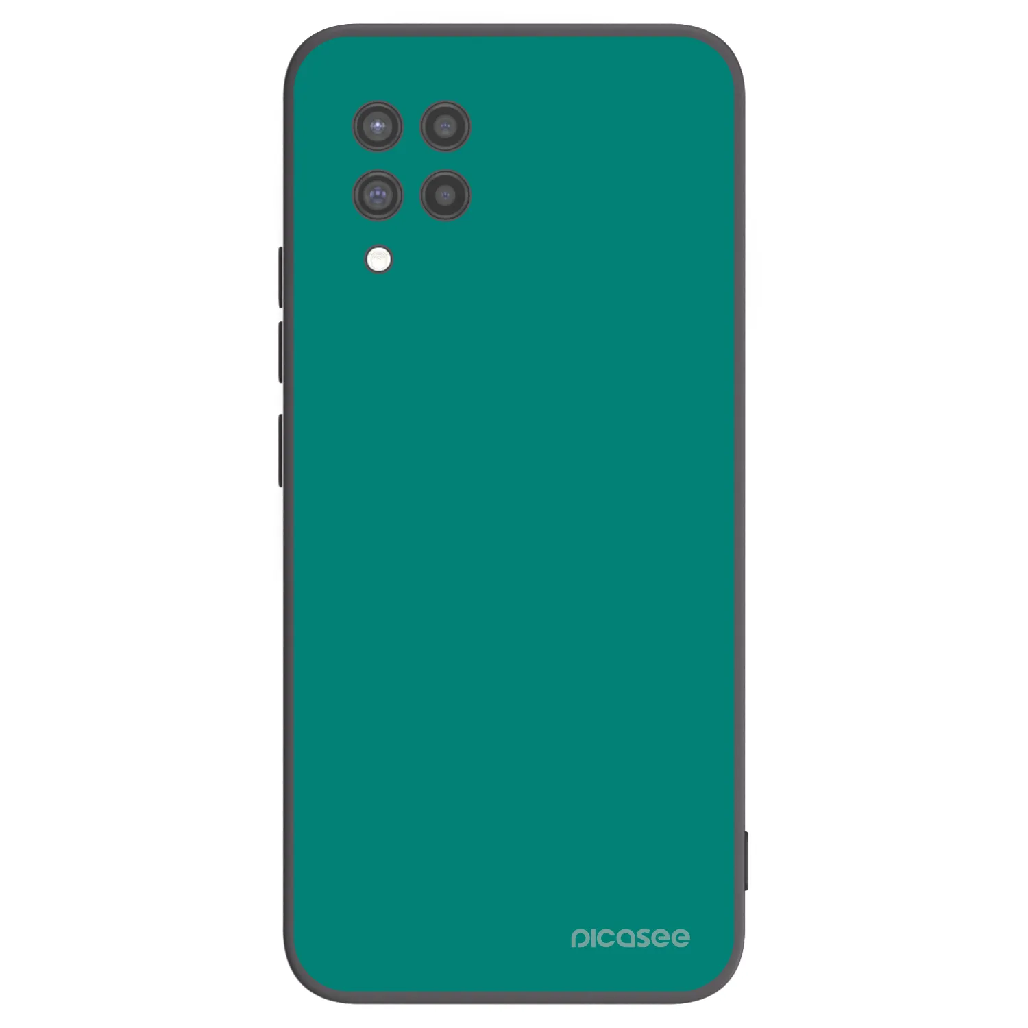 Picasee silikonový černý obal pro Samsung Galaxy A42 A426B - Emerald Mist