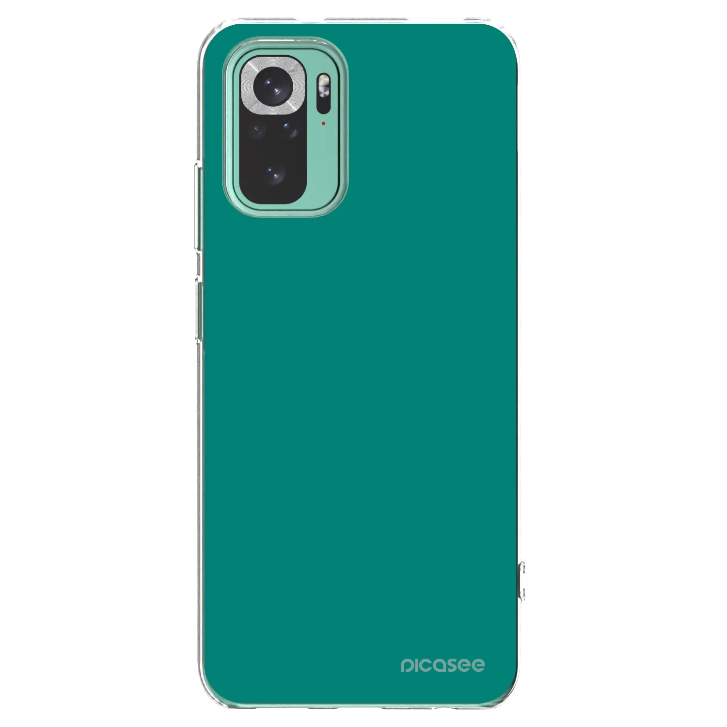 Picasee silikonový průhledný obal pro Xiaomi Redmi Note 10 Pro - Emerald Mist