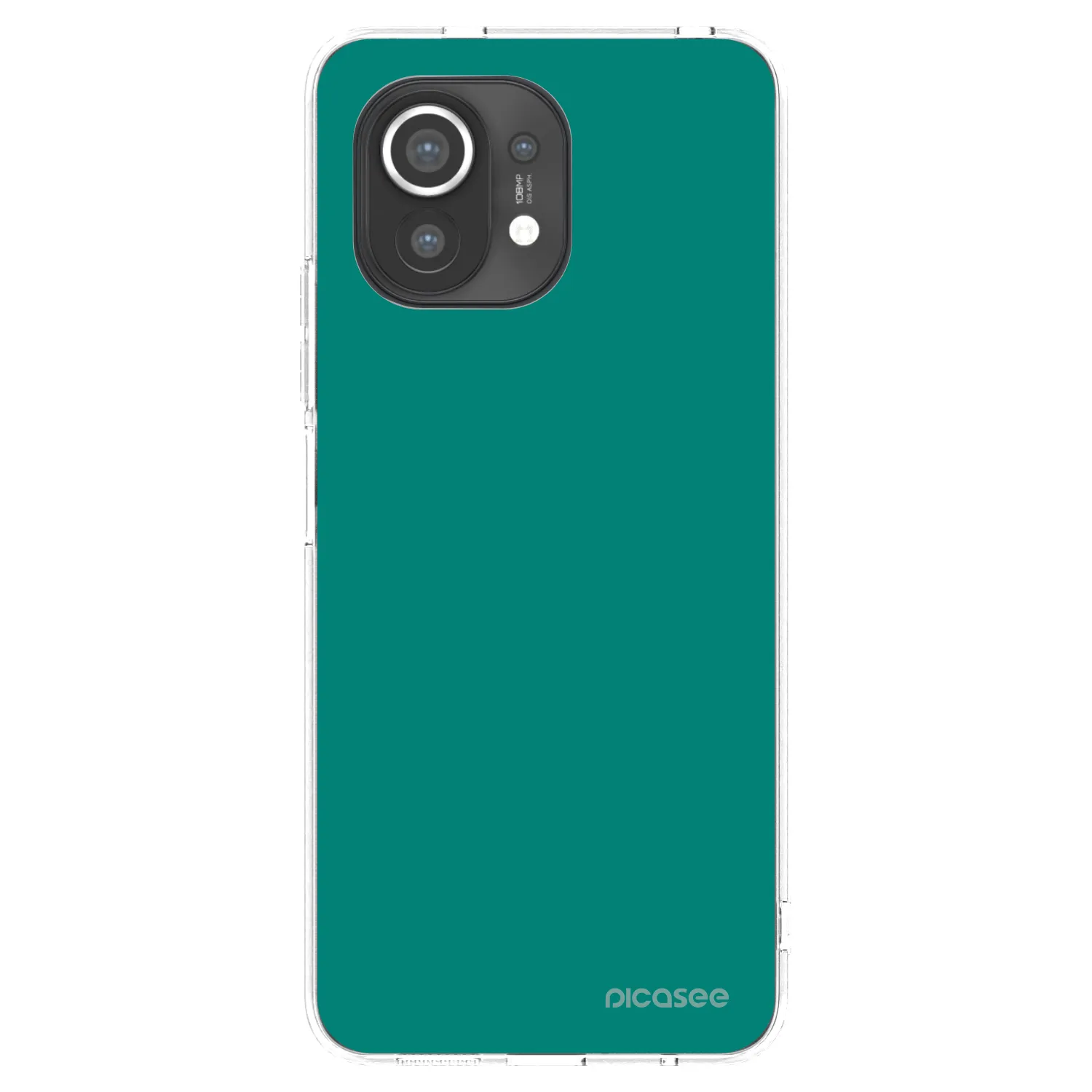 Picasee silikonový průhledný obal pro Xiaomi Mi 11 - Emerald Mist