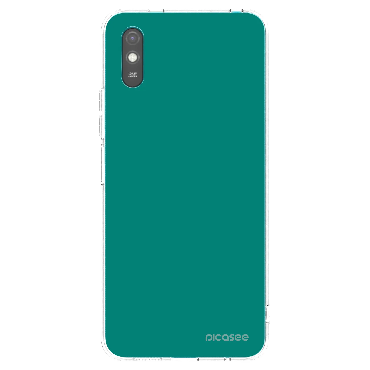 Picasee silikonový průhledný obal pro Xiaomi Redmi 9AT - Emerald Mist
