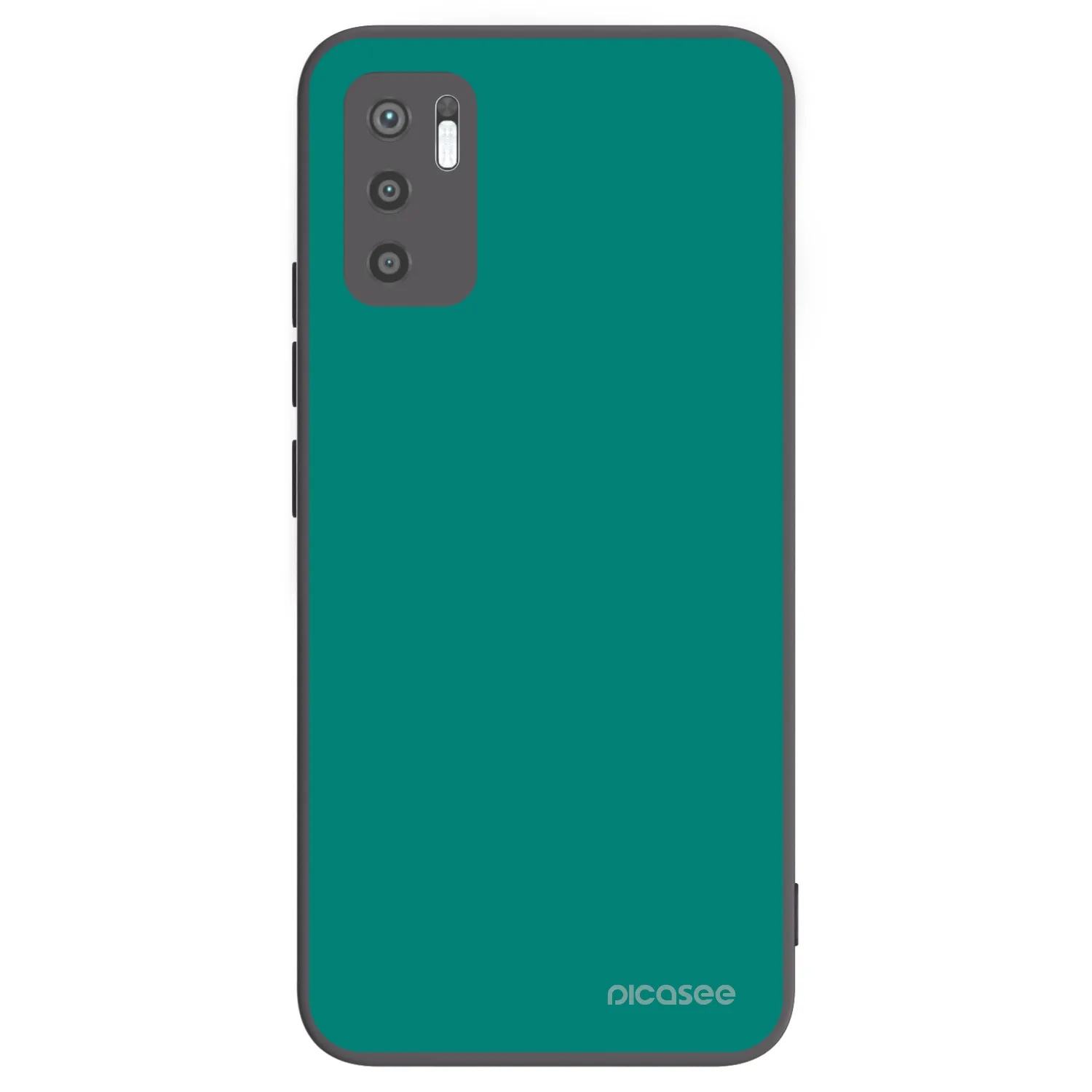 Picasee silikonový černý obal pro Xiaomi Redmi Note 10 5G - Emerald Mist
