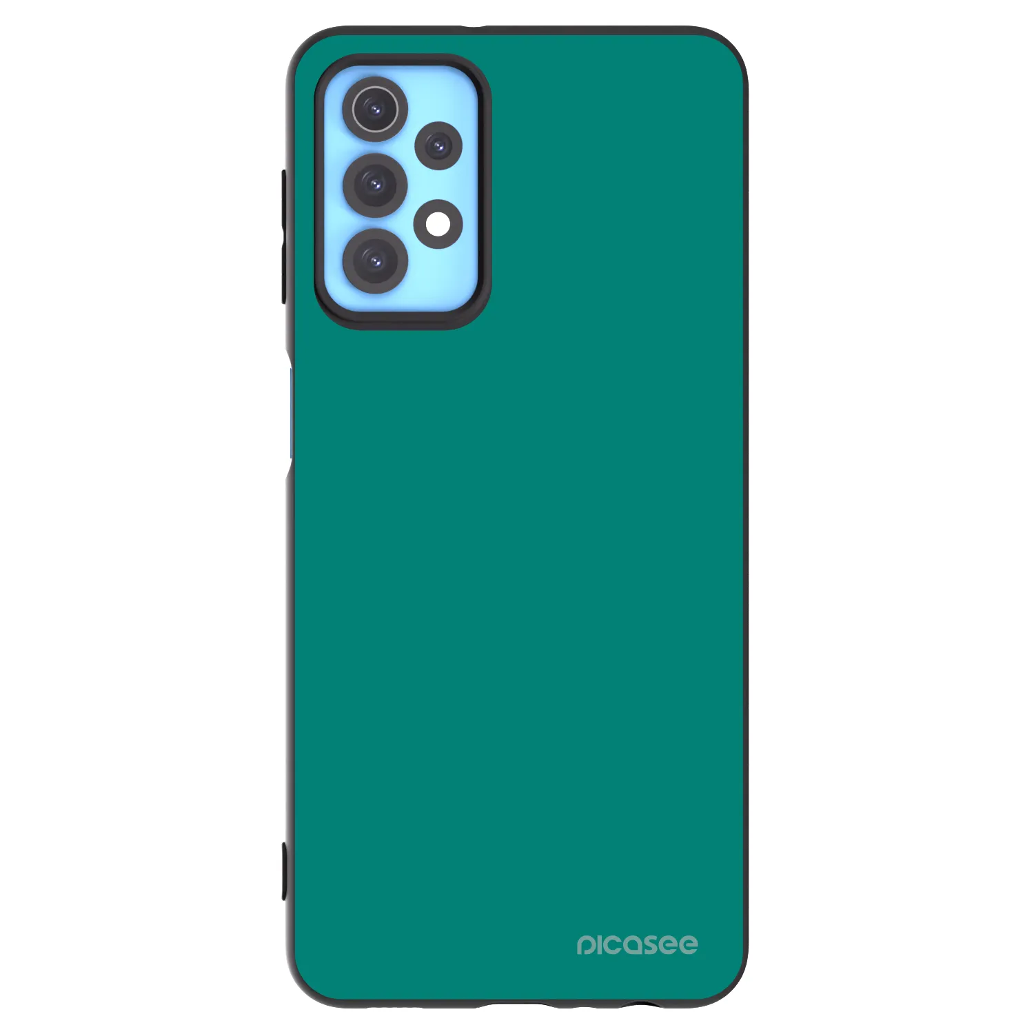 Picasee silikonový černý obal pro Samsung Galaxy A32 4G SM-A325F - Emerald Mist