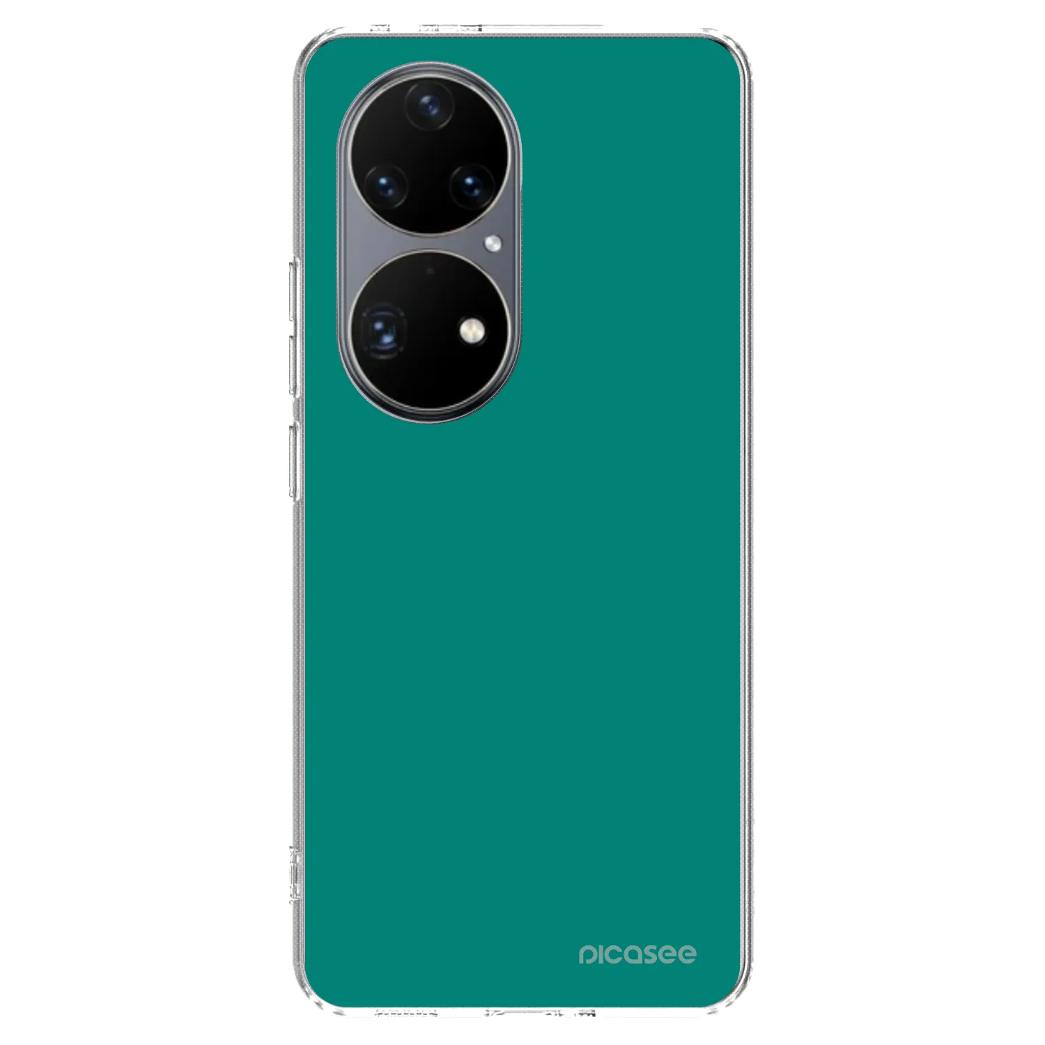 Picasee silikonový průhledný obal pro Huawei P50 - Emerald Mist