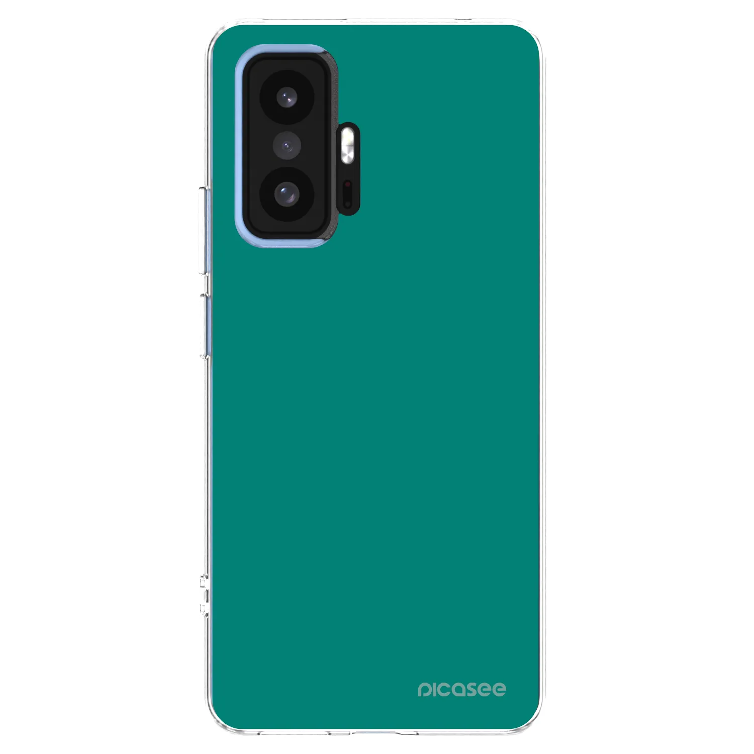 Picasee silikonový průhledný obal pro Xiaomi 11T - Emerald Mist