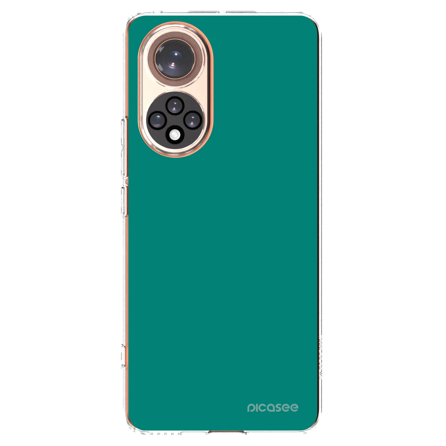 Picasee silikonový průhledný obal pro Honor 50 5G - Emerald Mist