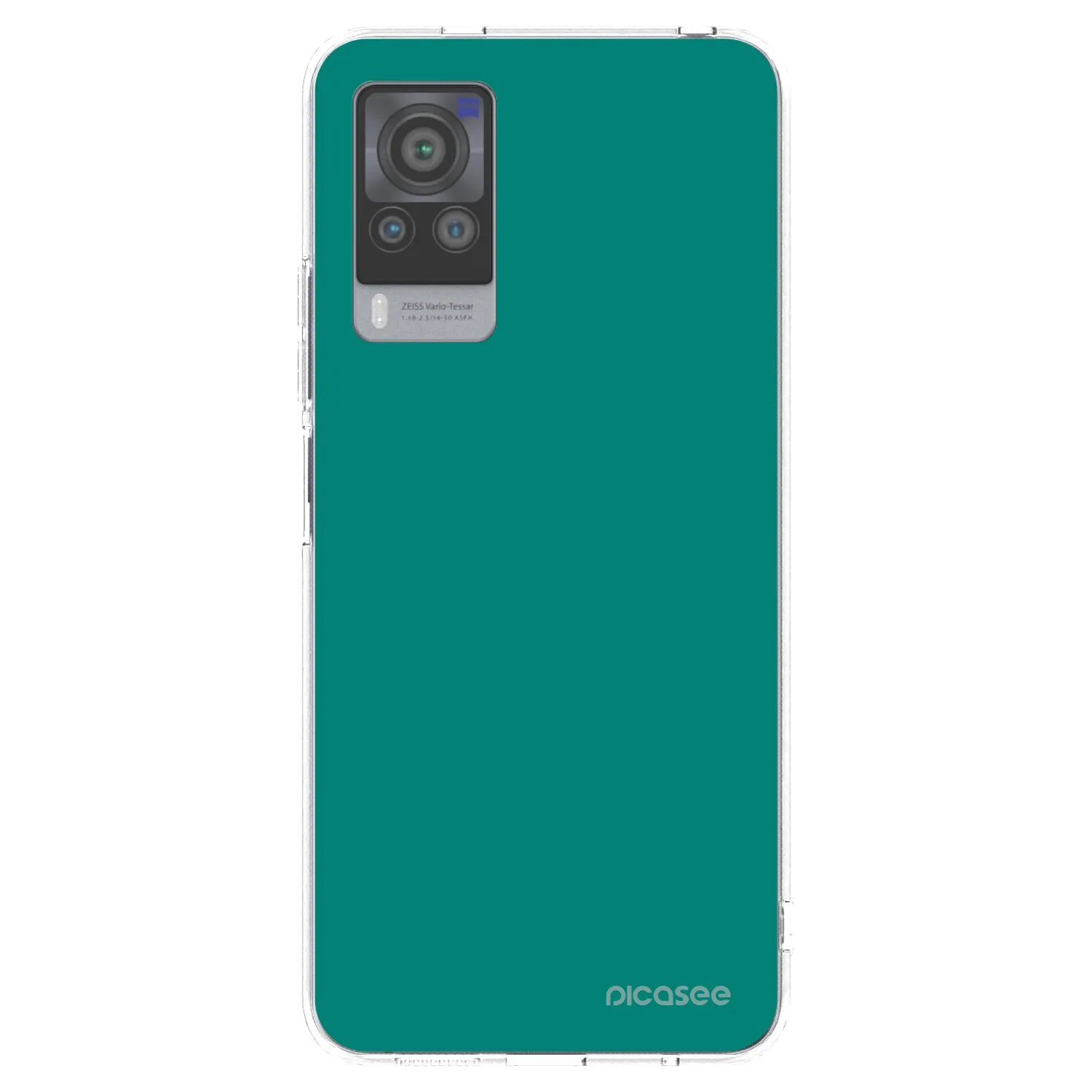 Picasee silikonový průhledný obal pro Vivo X60 Pro 5G - Emerald Mist