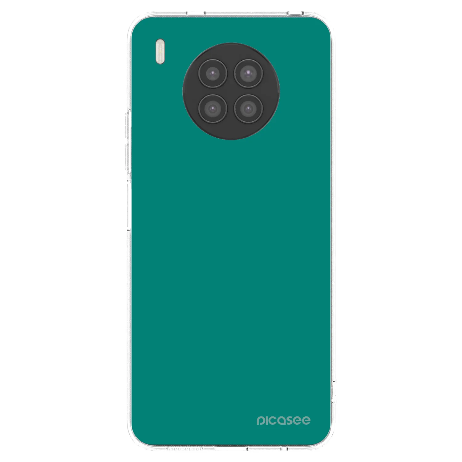 Picasee silikonový průhledný obal pro Huawei Nova 8i - Emerald Mist