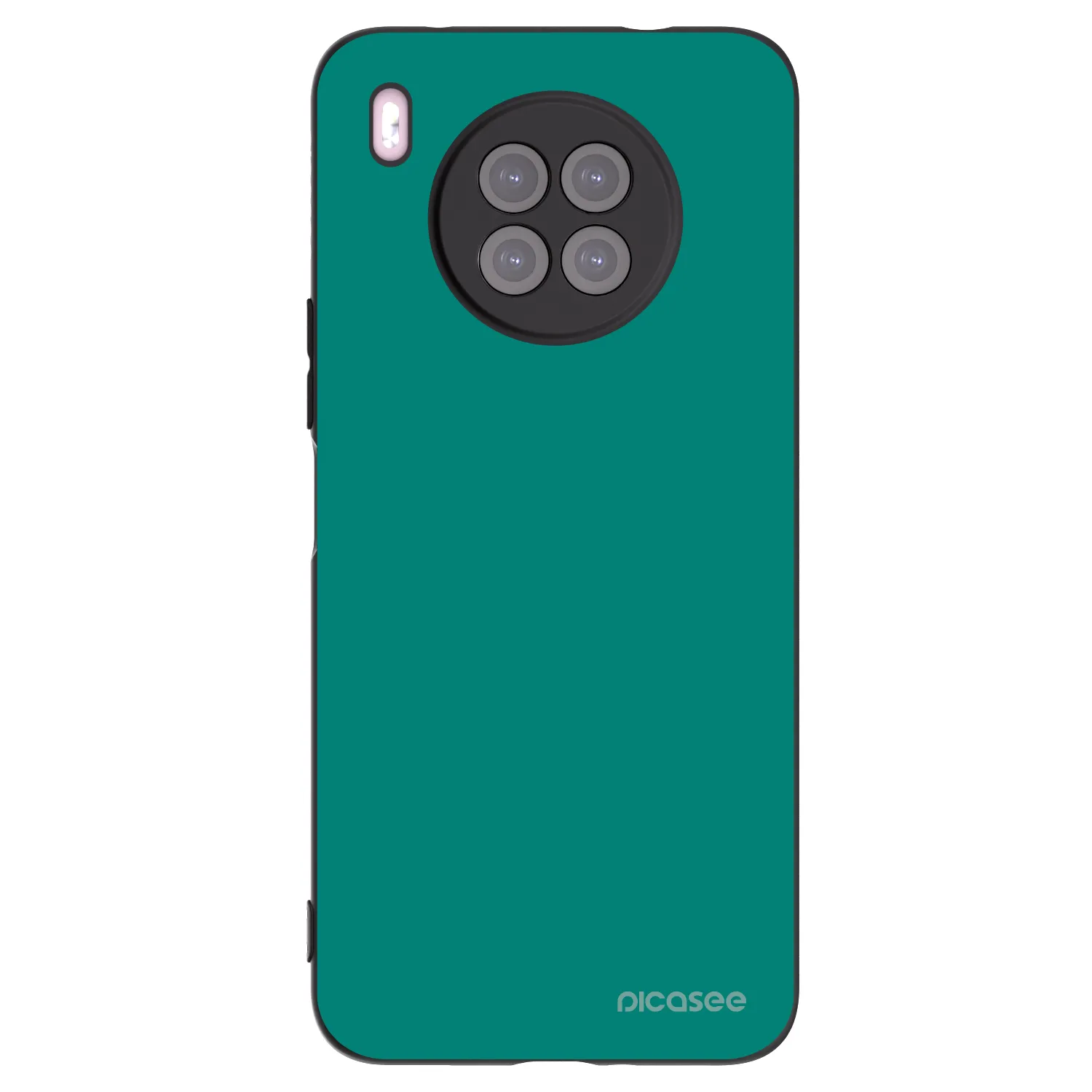 Picasee silikonový černý obal pro Huawei Nova 8i - Emerald Mist