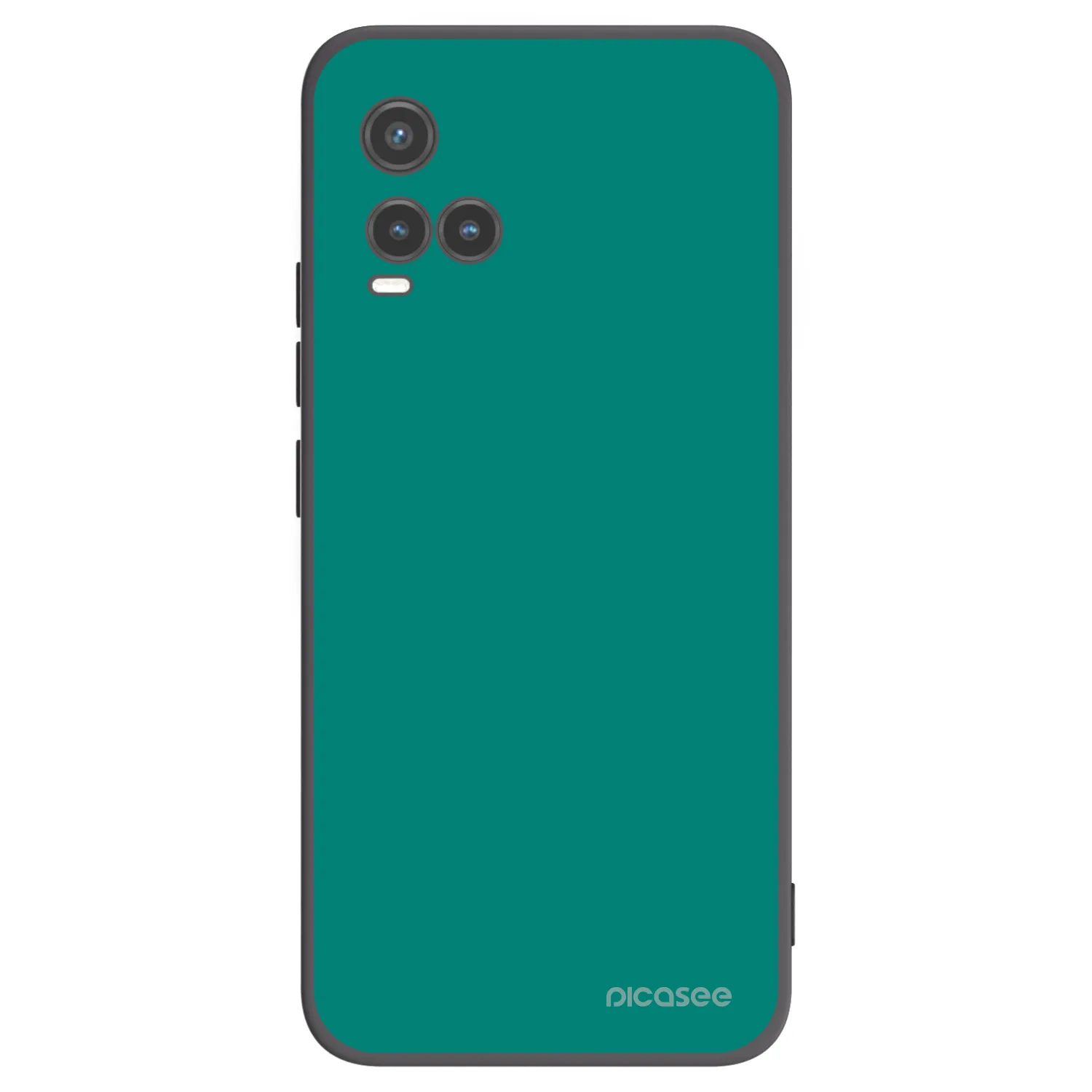 Picasee silikonový černý obal pro Vivo Y33s - Emerald Mist