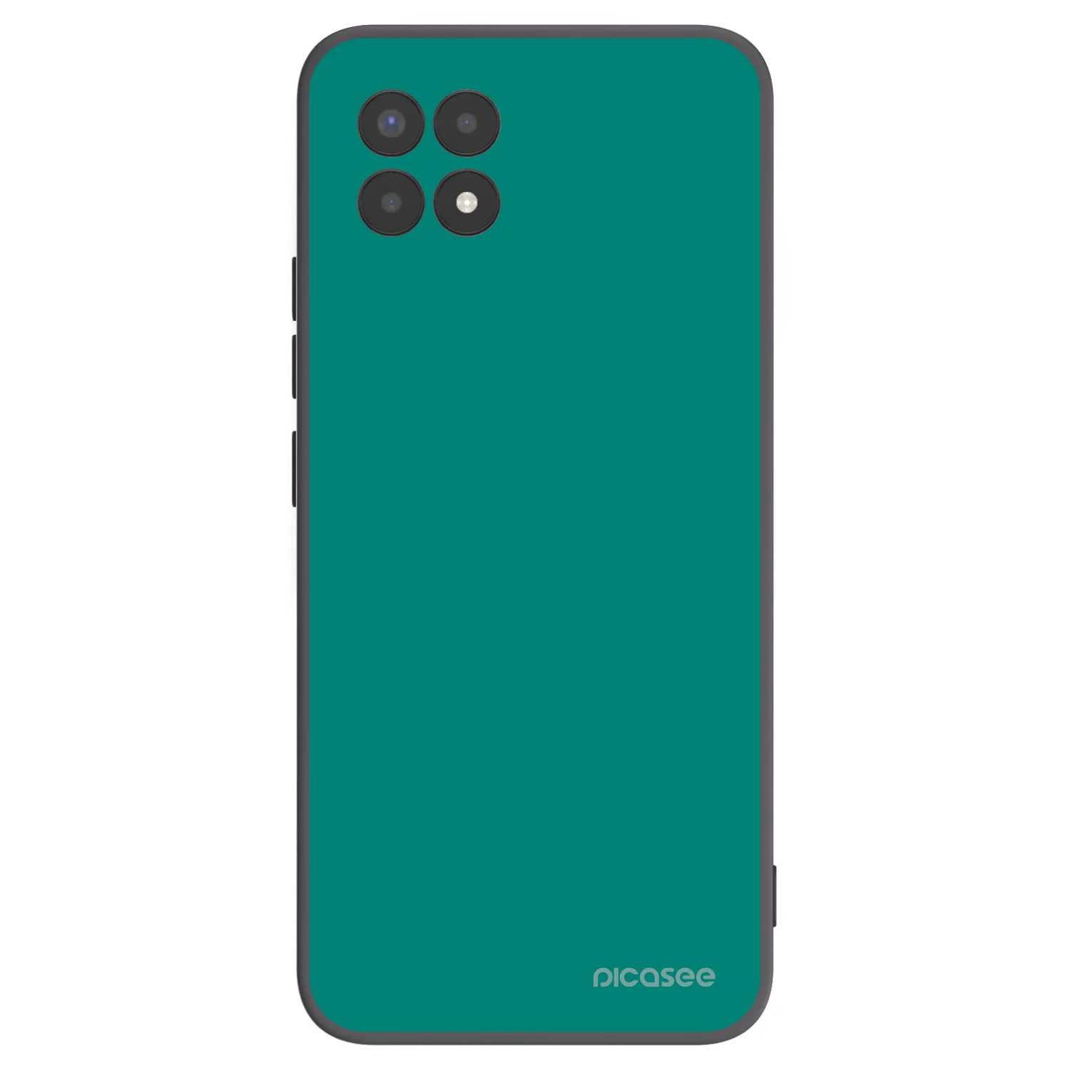 Picasee silikonový černý obal pro Realme 8i - Emerald Mist