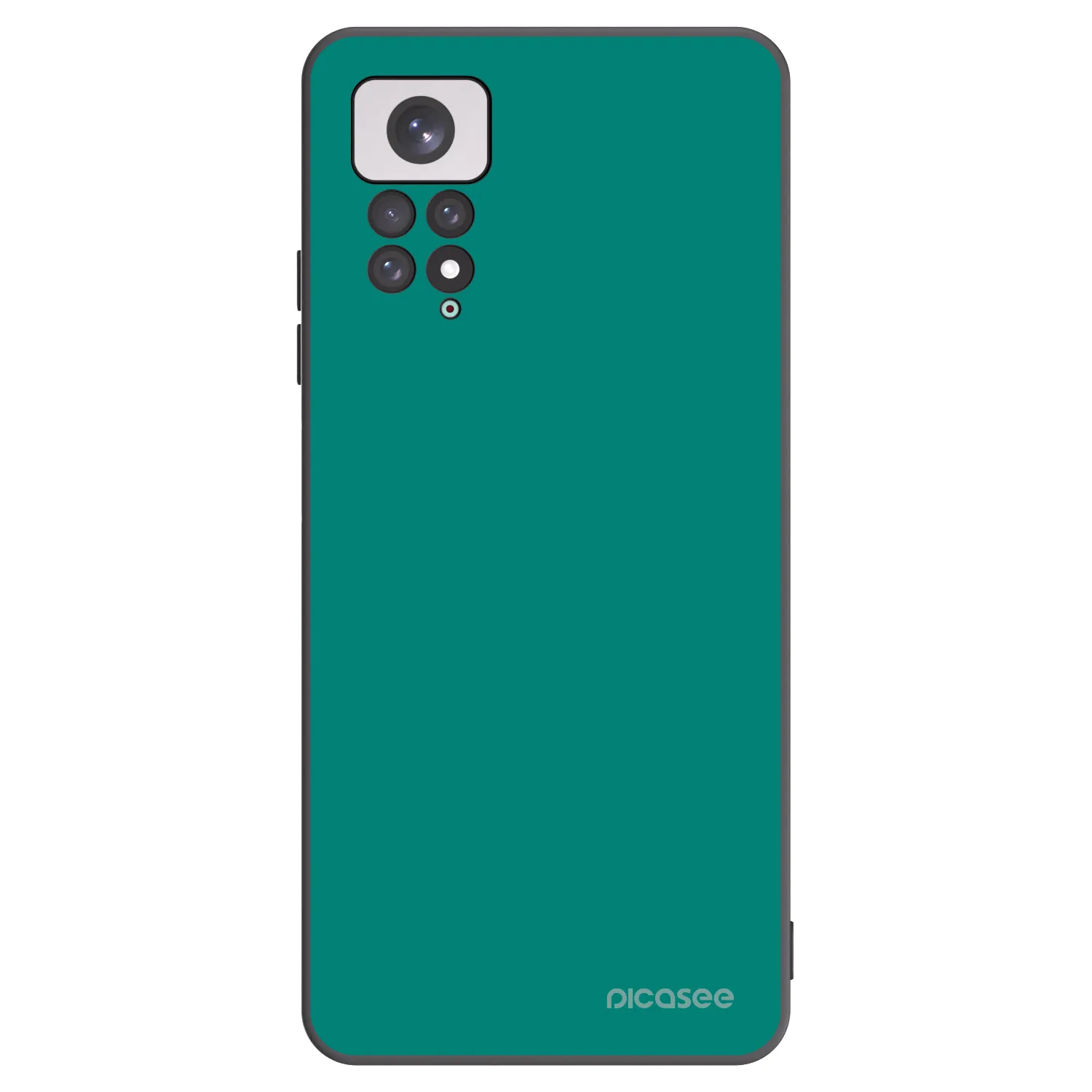 Picasee silikonový černý obal pro Xiaomi Redmi Note 11 - Emerald Mist