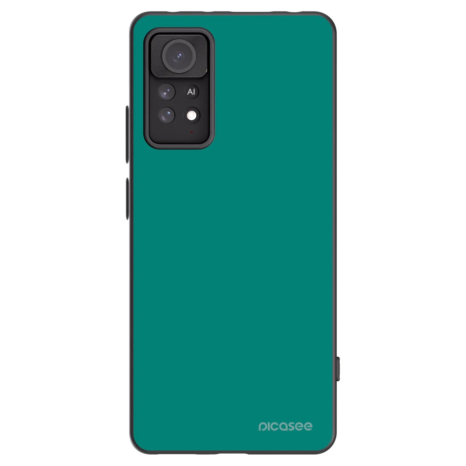 Picasee silikonový černý obal pro Xiaomi Redmi Note 11 Pro 5G - Emerald Mist
