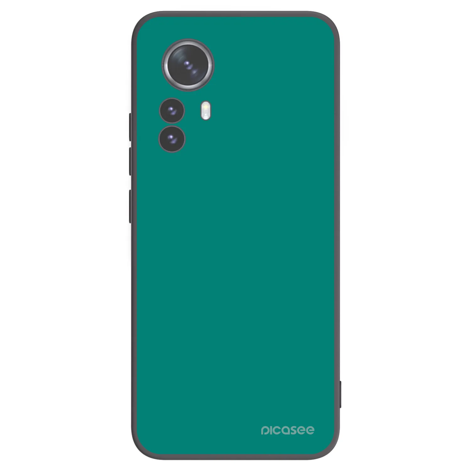 Picasee silikonový černý obal pro Xiaomi 12 Pro - Emerald Mist
