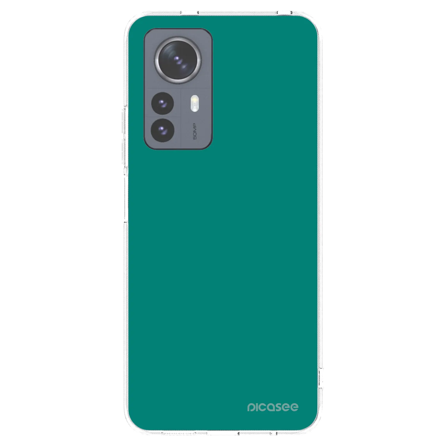 Picasee silikonový průhledný obal pro Xiaomi 12 Pro - Emerald Mist