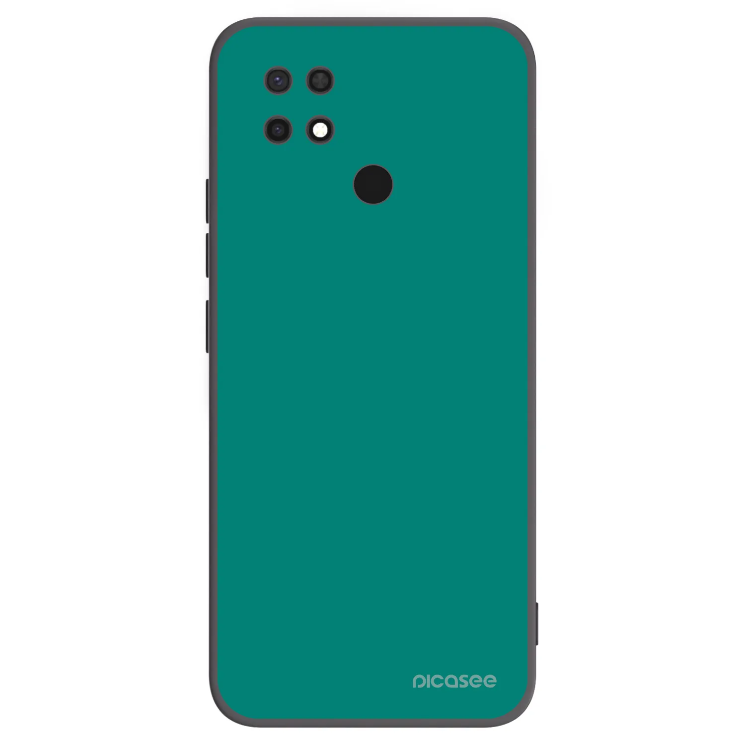 Picasee silikonový černý obal pro Xiaomi Redmi 10C - Emerald Mist