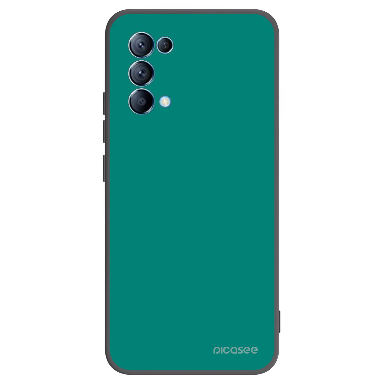 Picasee silikonový černý obal pro OPPO Reno 5 5G - Emerald Mist