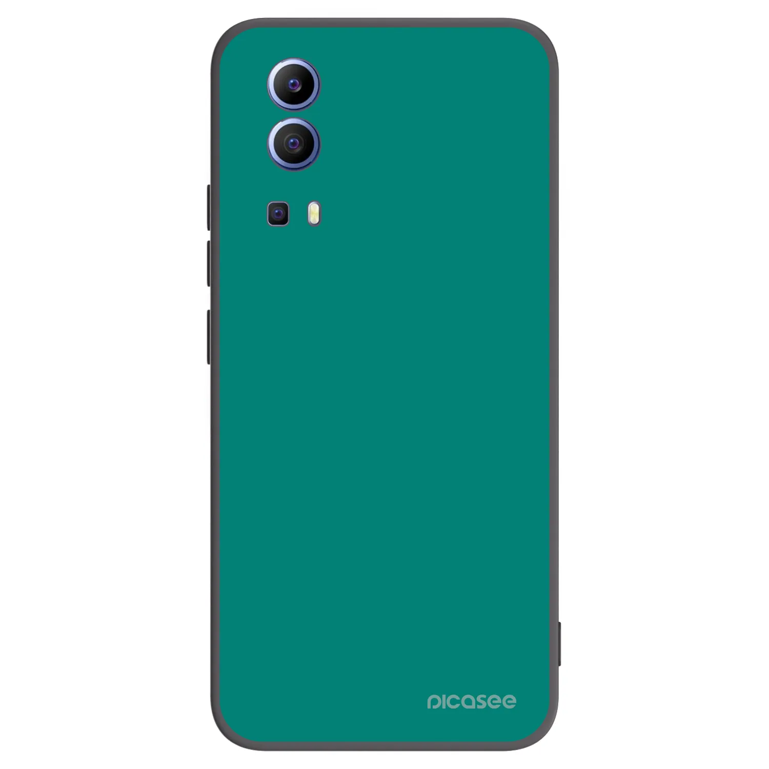 Picasee silikonový černý obal pro Vivo Y52 5G - Emerald Mist