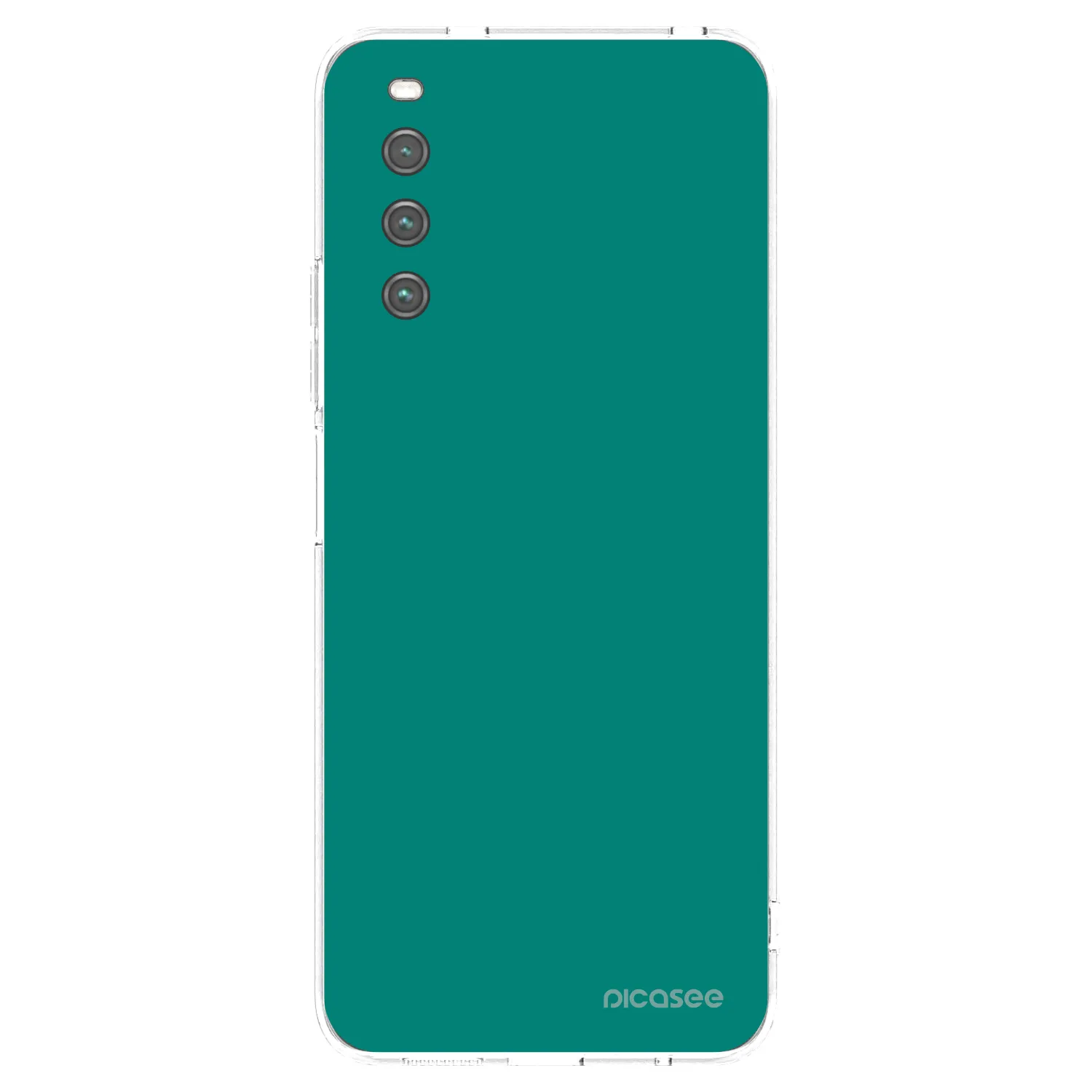Picasee silikonový průhledný obal pro Sony Xperia 10 IV 5G - Emerald Mist