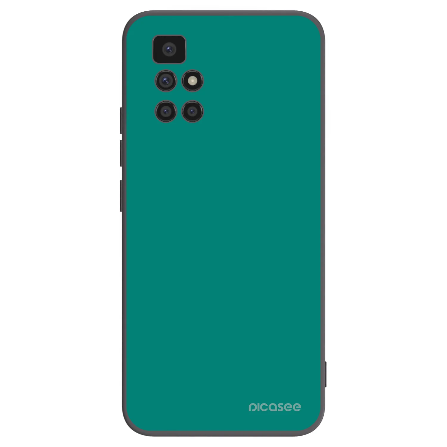 Picasee silikonový černý obal pro Xiaomi Redmi 10 (2022) - Emerald Mist