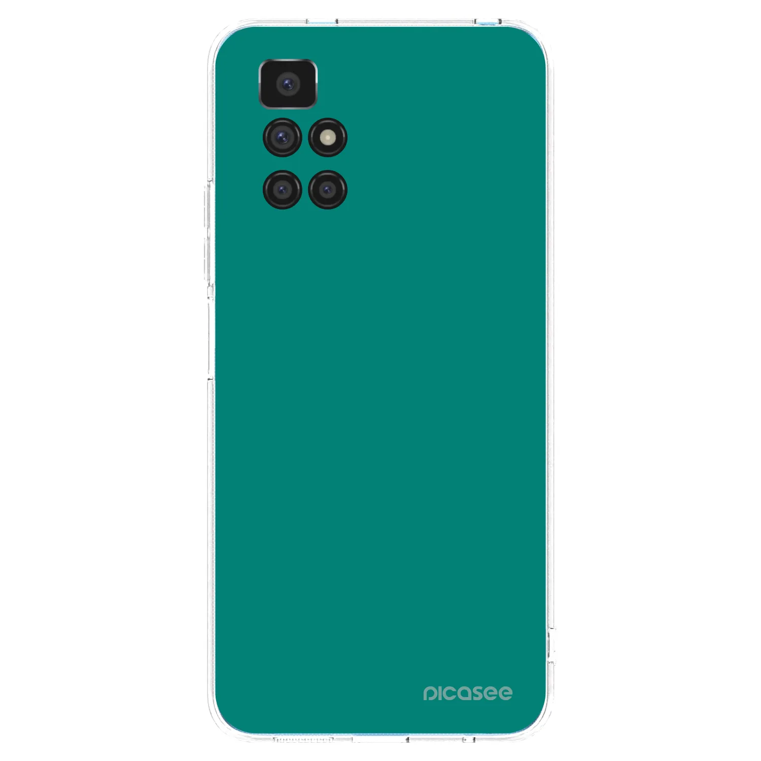 Picasee silikonový průhledný obal pro Xiaomi Redmi 10 (2022) - Emerald Mist
