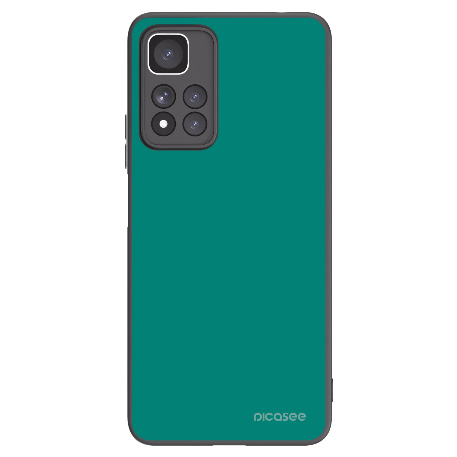 Picasee silikonový černý obal pro Xiaomi Redmi Note 11 Pro+ 5G - Emerald Mist