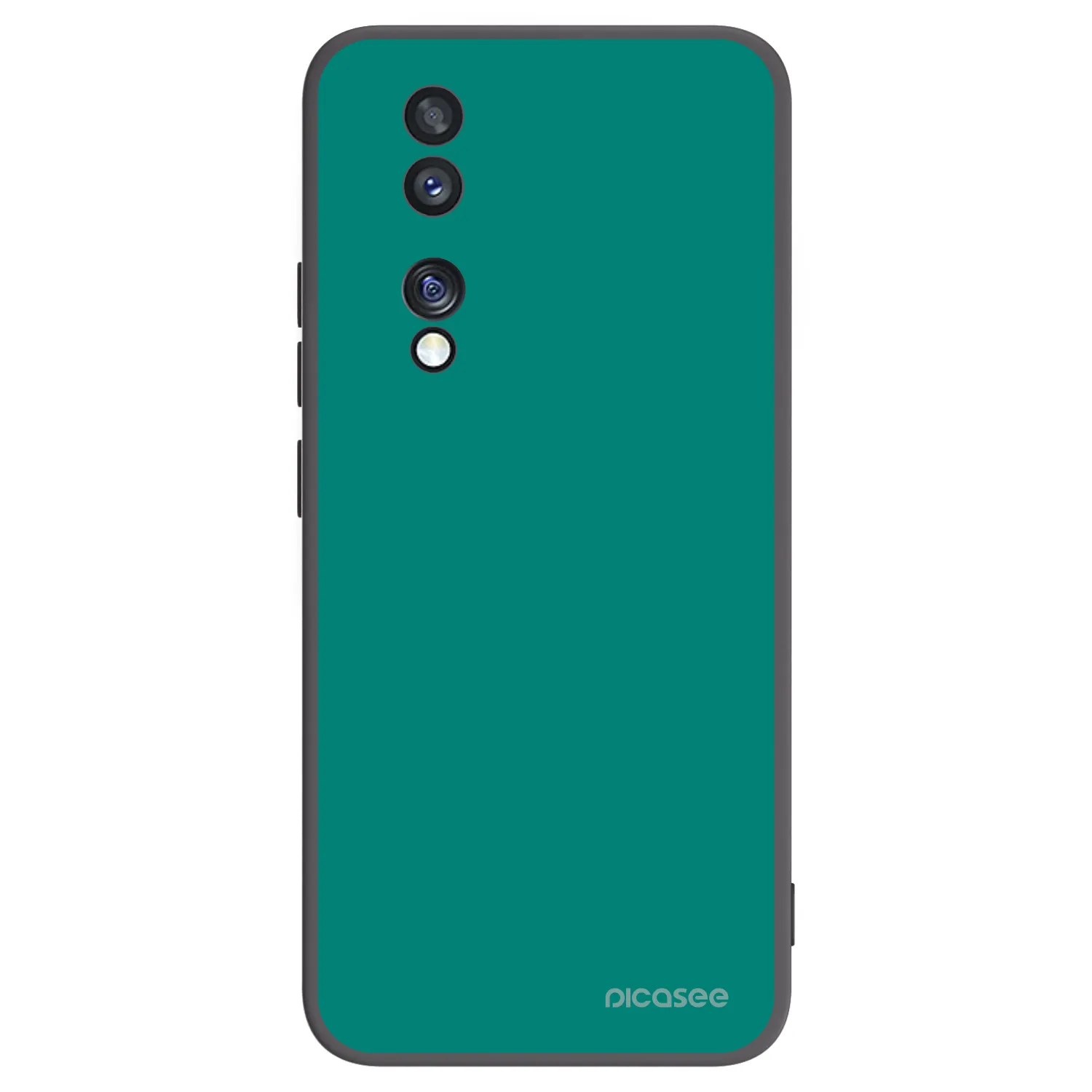 Picasee silikonový černý obal pro Honor 70 - Emerald Mist