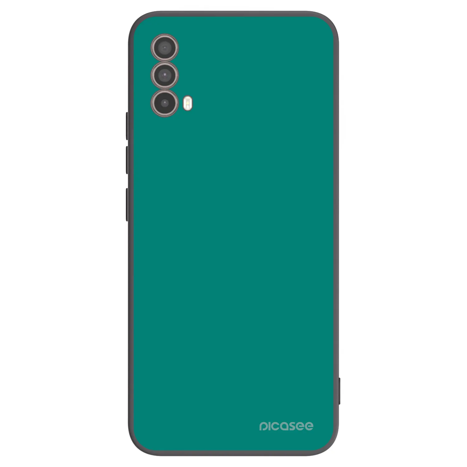 Picasee silikonový černý obal pro Motorola Moto E40 - Emerald Mist