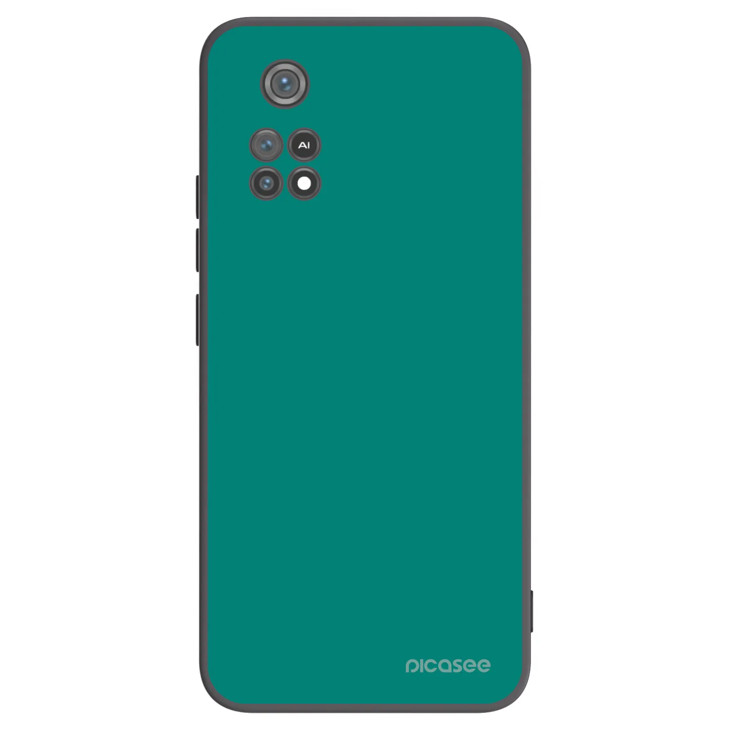 Picasee silikonový černý obal pro Xiaomi Poco M4 Pro - Emerald Mist