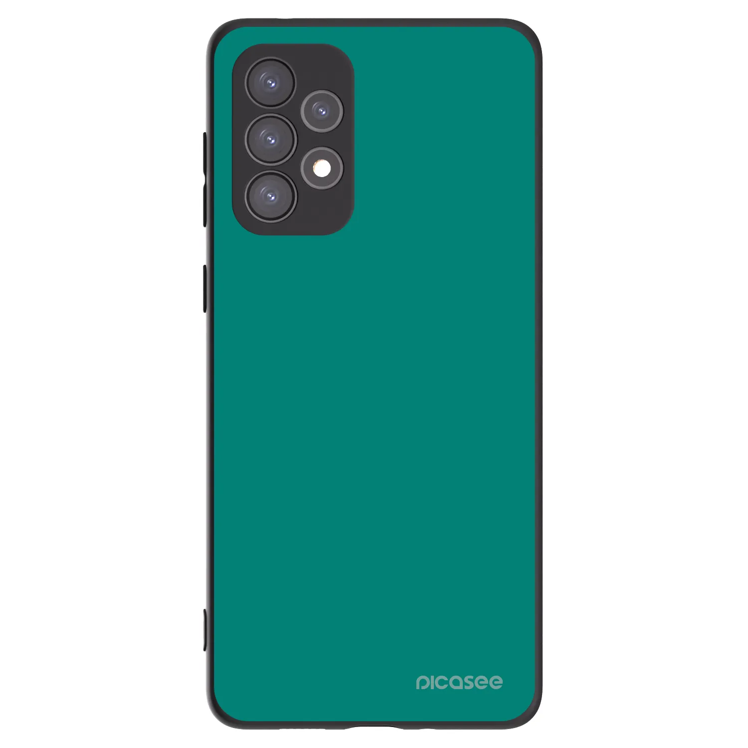 Picasee silikonový černý obal pro Samsung Galaxy A73 5G - Emerald Mist
