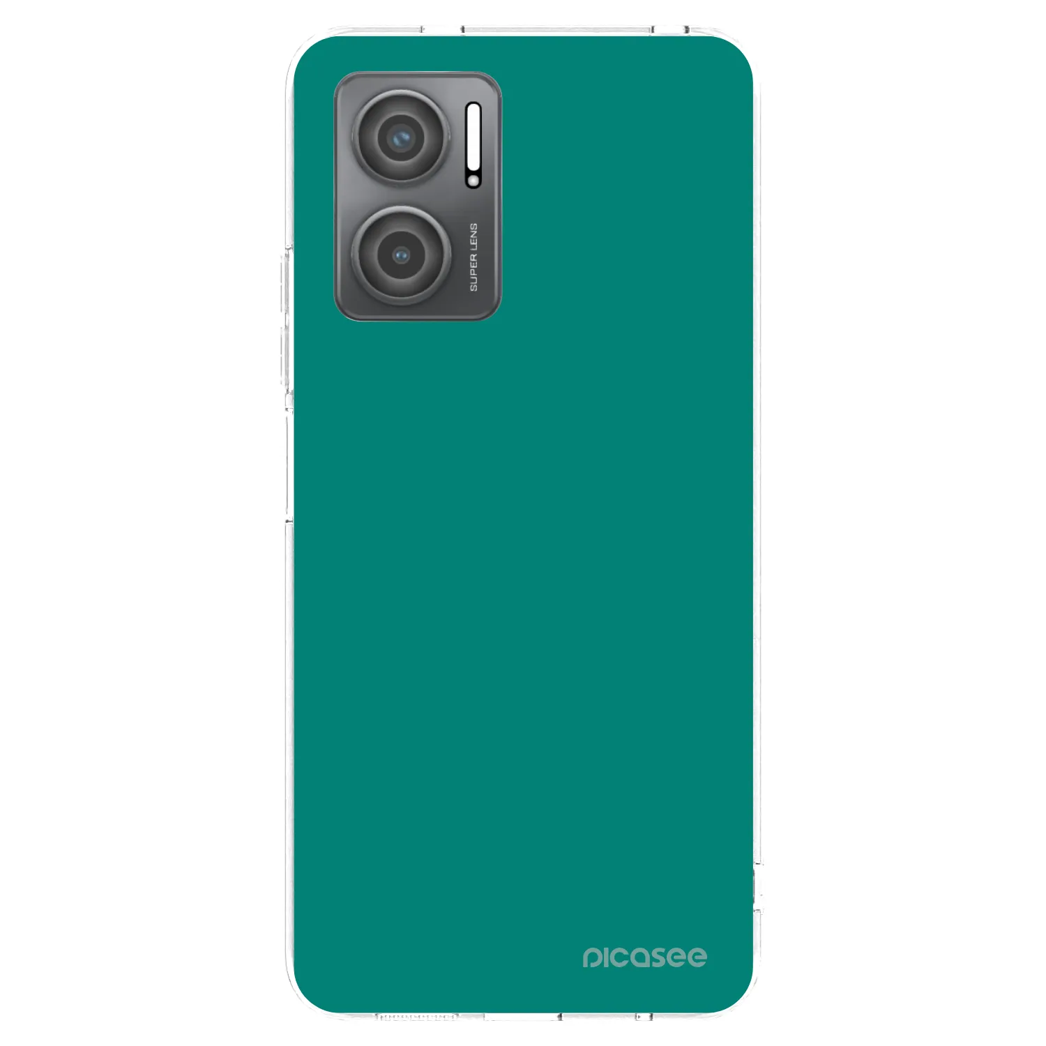 Picasee silikonový průhledný obal pro Xiaomi Redmi 10 5G - Emerald Mist