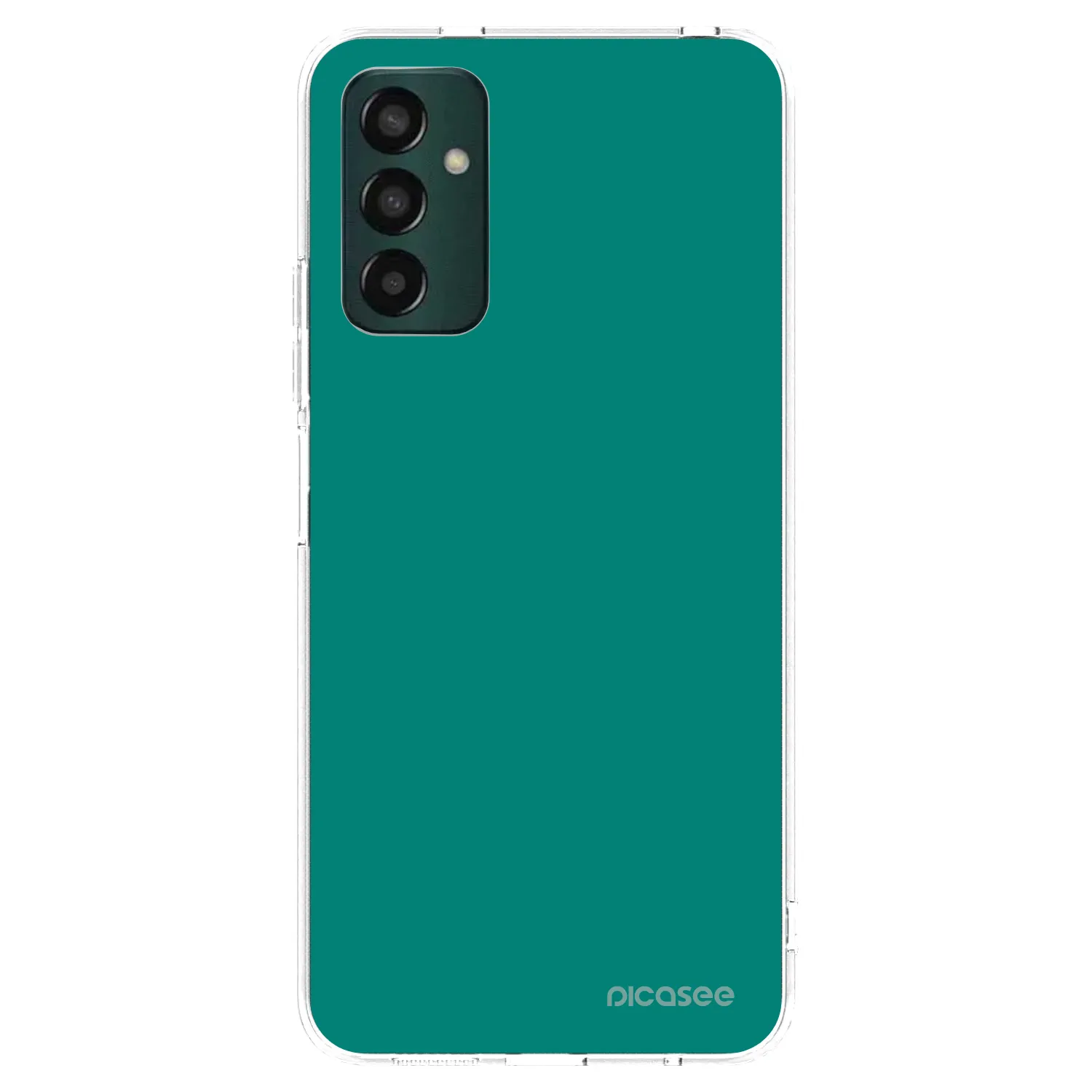 Picasee silikonový průhledný obal pro Samsung Galaxy M23 5G - Emerald Mist
