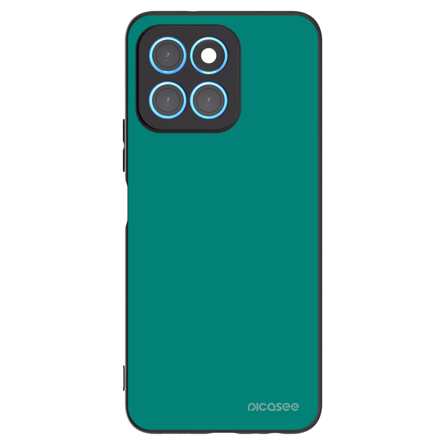 Picasee silikonový černý obal pro Honor X8 5G - Emerald Mist