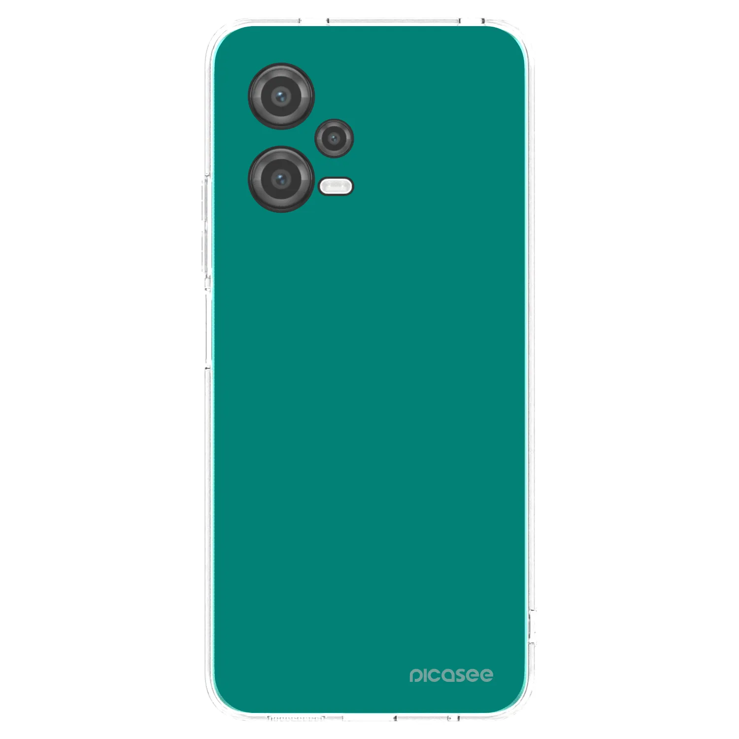 Picasee silikonový průhledný obal pro Xiaomi Poco X5 - Emerald Mist