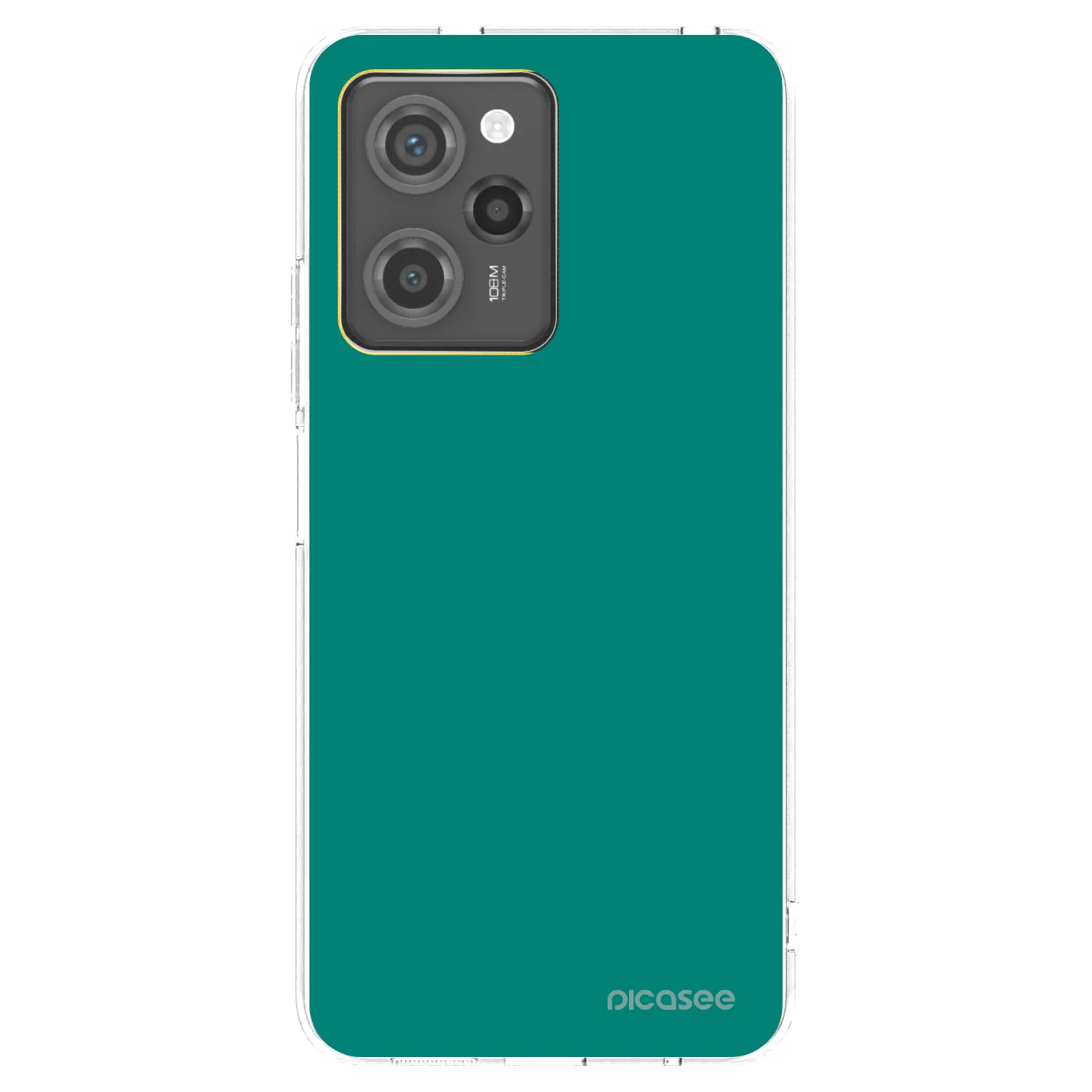 Picasee silikonový černý obal pro Xiaomi Poco X5 Pro - Emerald Mist