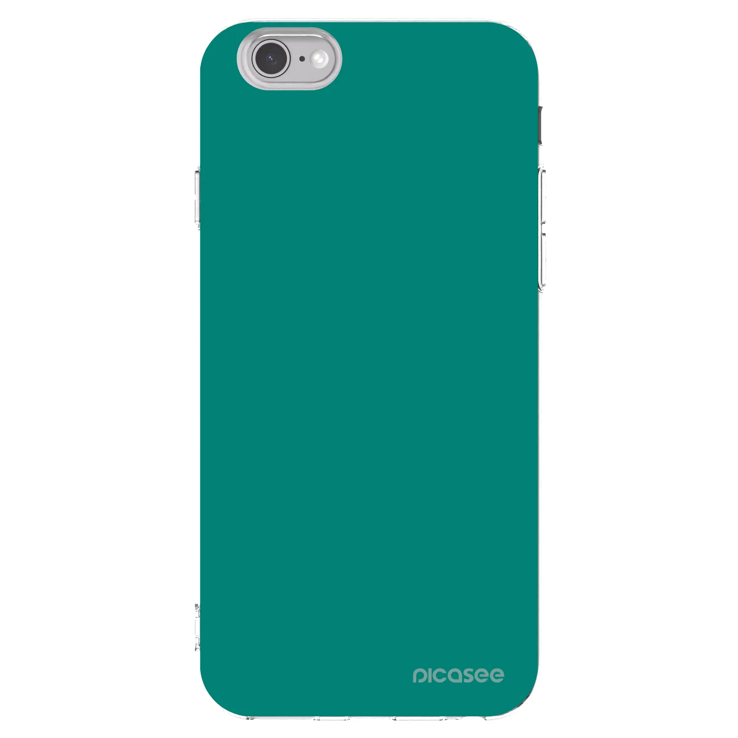 Picasee silikonový průhledný obal pro Apple iPhone 6/6S - Emerald Mist