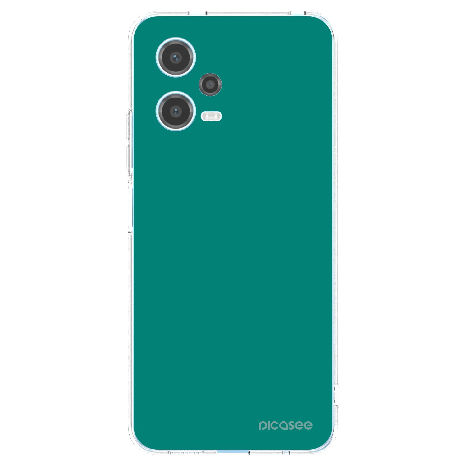 Picasee silikonový průhledný obal pro Xiaomi Redmi Note 12 5G - Emerald Mist