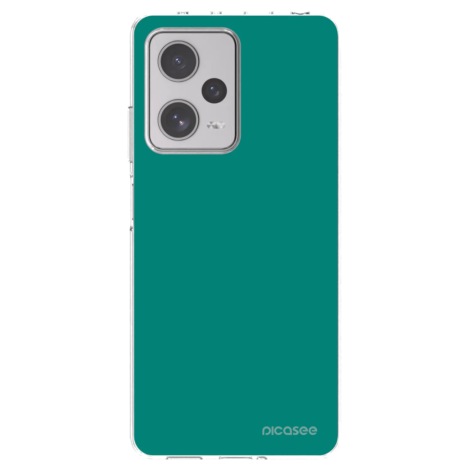 Picasee silikonový průhledný obal pro Xiaomi Redmi Note 12 Pro+ 5G - Emerald Mist