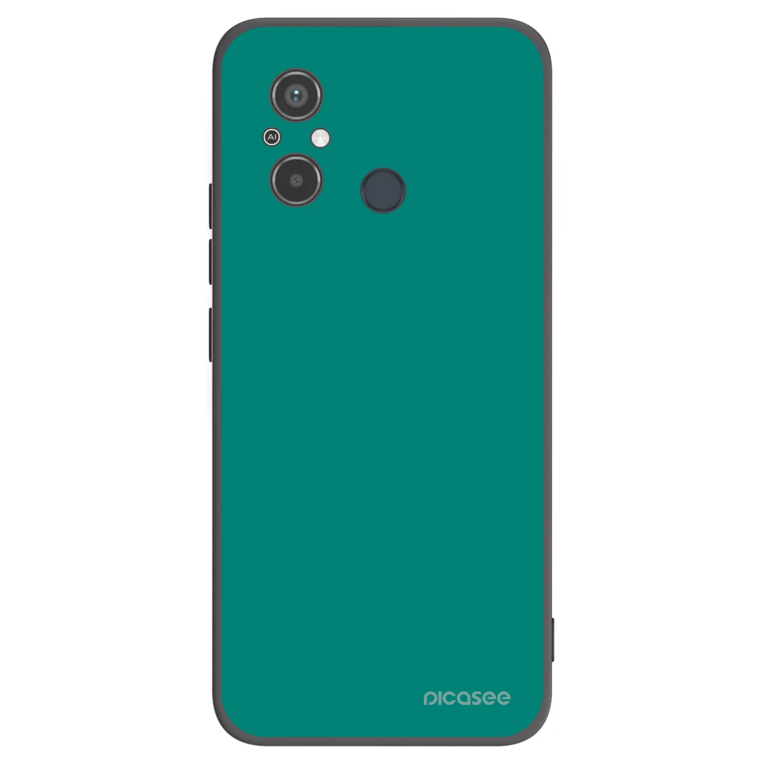 Picasee silikonový černý obal pro Xiaomi Redmi 12C - Emerald Mist