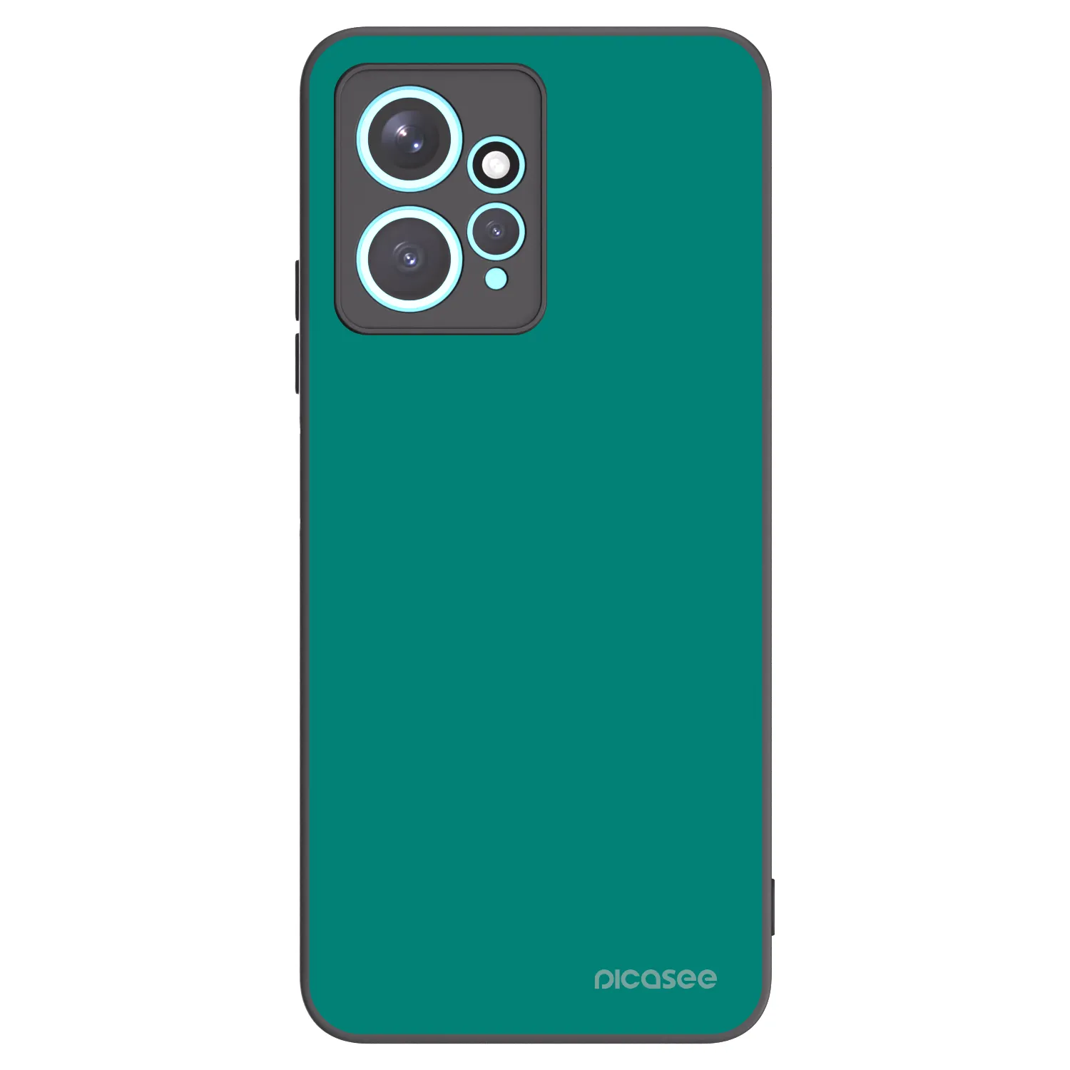 Picasee silikonový černý obal pro Xiaomi Redmi Note 12 4G - Emerald Mist
