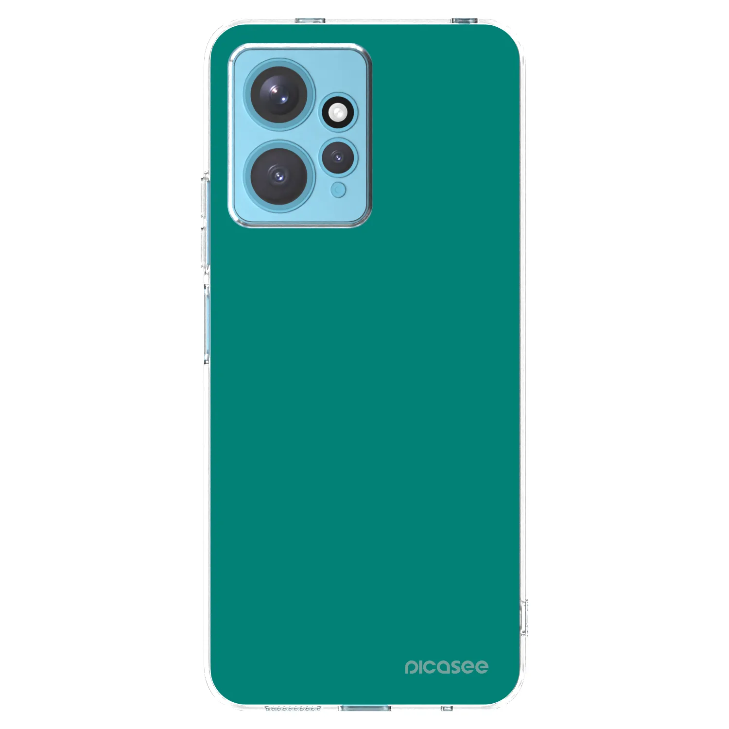 Picasee silikonový průhledný obal pro Xiaomi Redmi Note 12 4G - Emerald Mist