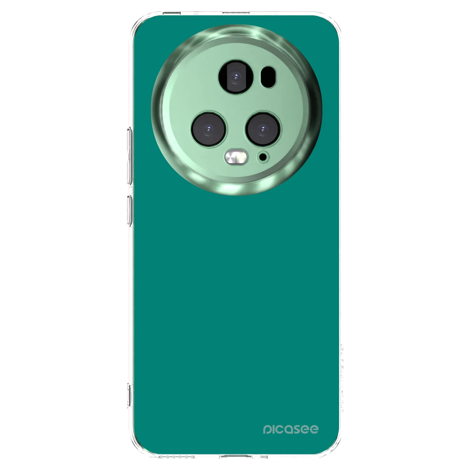 Picasee silikonový průhledný obal pro Honor Magic5 Pro - Emerald Mist