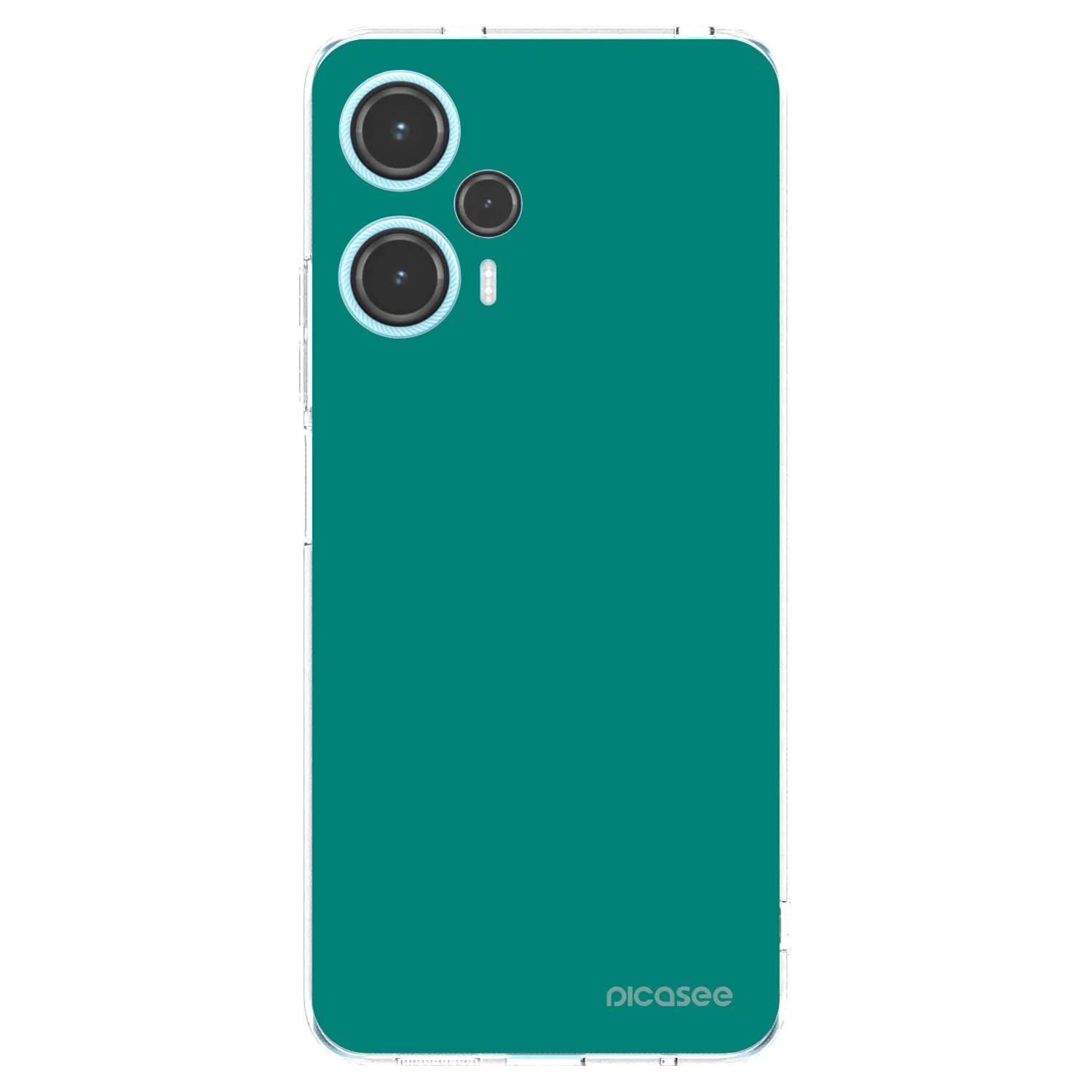 Picasee silikonový průhledný obal pro Xiaomi Poco F5 - Emerald Mist